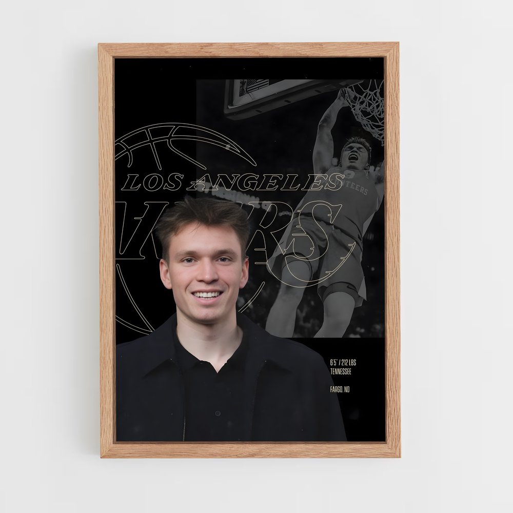 Poster Dalton de knecht – affiche Basketball (vue 4)